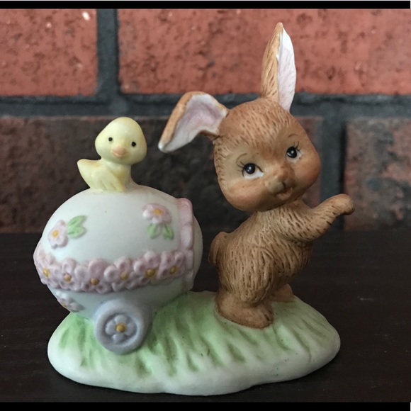 Lefton Other - Bunny Rabbit Easter Egg & Peep Vintage Lefton ‘85